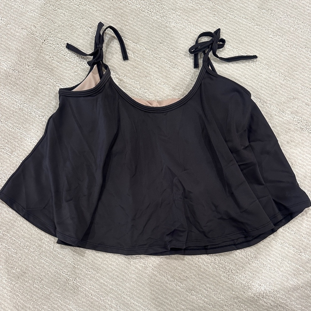 Black Kortni Jeane swim Top